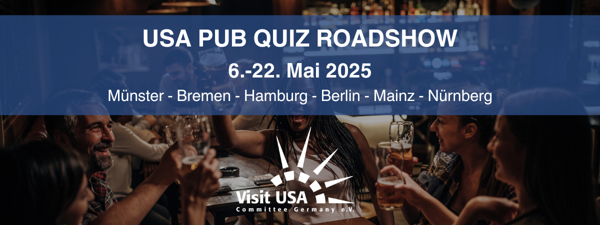 USA Pub Quiz Roadshow: 6.-22. Mai 2025