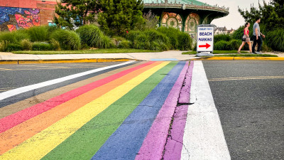 Rainbow Zebrastreifen in Asbury Park  – provided by WTS