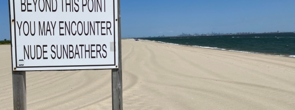 Clothing Optional - Gunnison Beach, Sandy Hook.