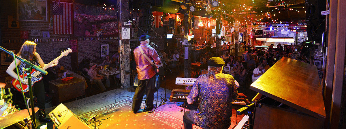 Der Gound Zero Blues Club in Clarksdale