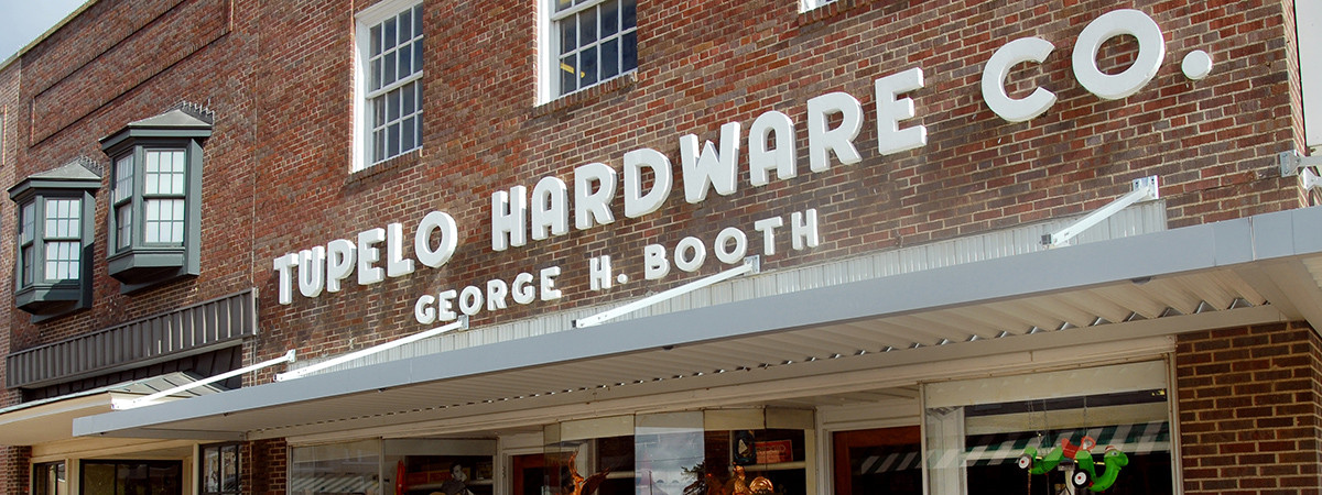 Der Tupelo Hardware Store in Tupelo