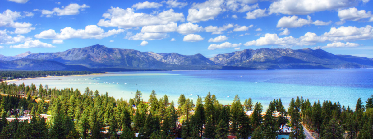 Blick auf den Lake Tahoe