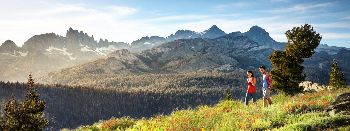 Hiking Minaret Vista, Mammoth Lakes