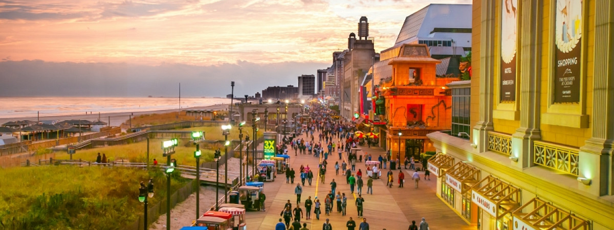 Der legendäre Atlantic City Boardwalk