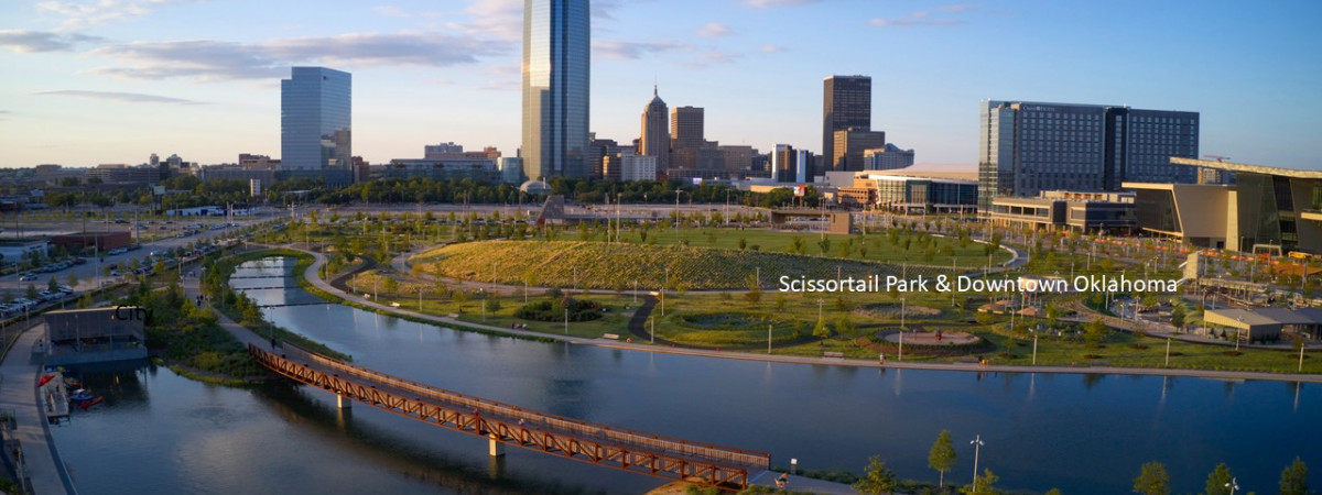 Die Hauptstadt des Bundesstaates, Oklahoma City (OKC), entstand während des sogenannten Land Runs von 1889.