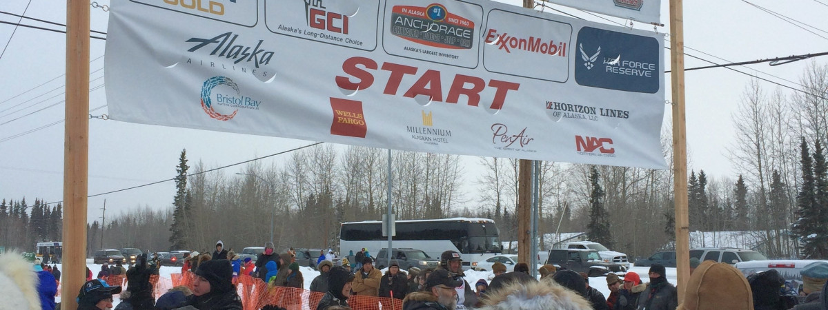 2025 Iditarod Rennen in Alaska von Fairbanks nach Nome