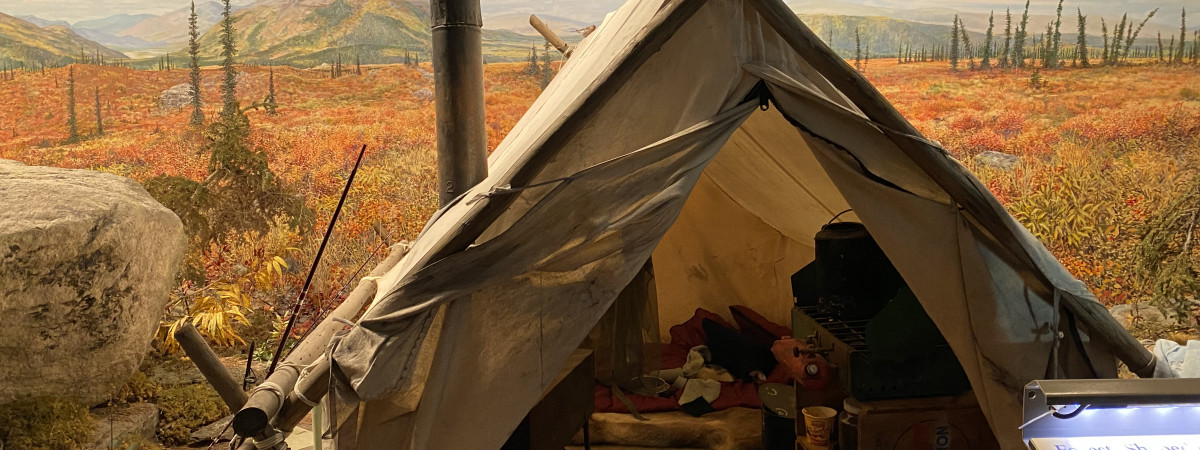Morris Thompson Cultural & Visitors Center Fairbanks Alaska - Canvas Tent
