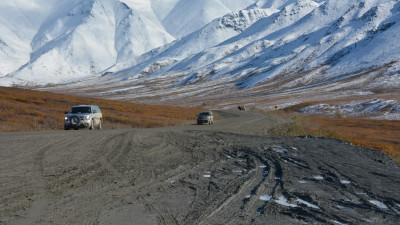 Alaskas Arktis erkunden von Fairbanks aus - Dalton Highway  – Elke Brosin / Explore Fairbanks Alaska