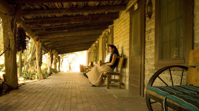 Die Veranda der Tanque Verde Ranch in Tucson  – Todd Brenneman