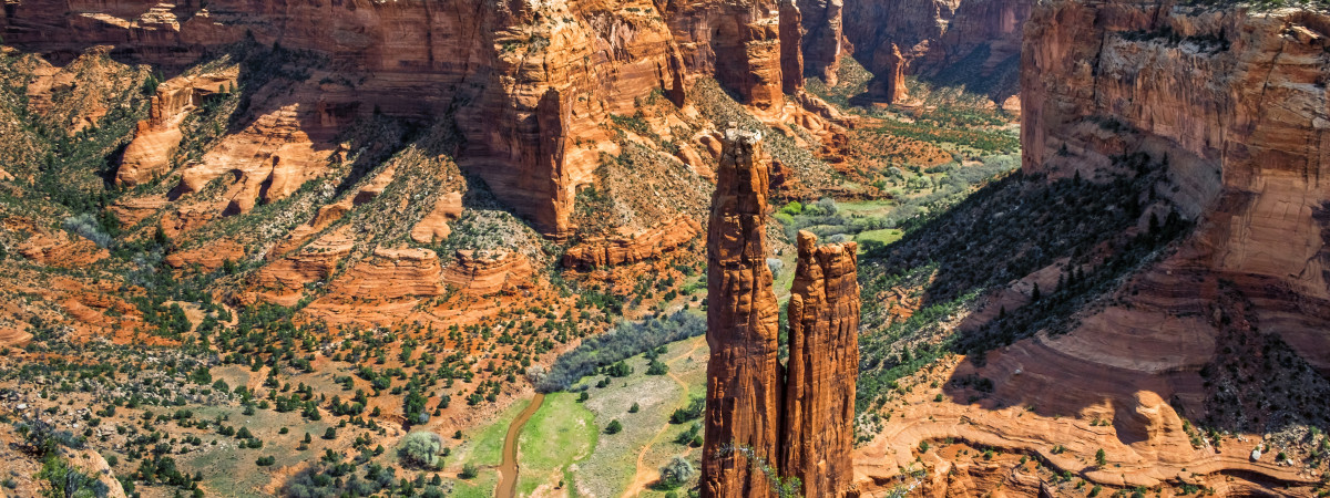 Canyon de Chelly - Ausblick auf den Spider Rock