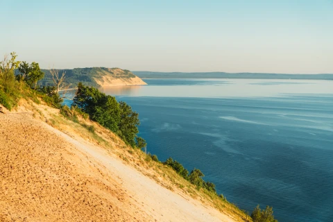 Sleeping Bear Dunes Overlook  | Sleeping Bear Dunes Overlook |   – provided by Pure Michigan
