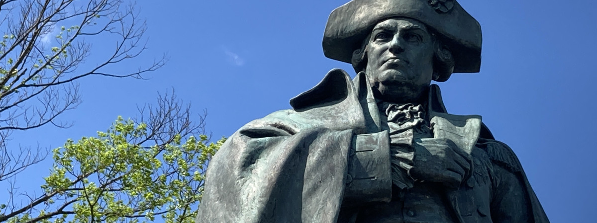 Friedrich von Steuben Statue im Valley Forge National Historical Park