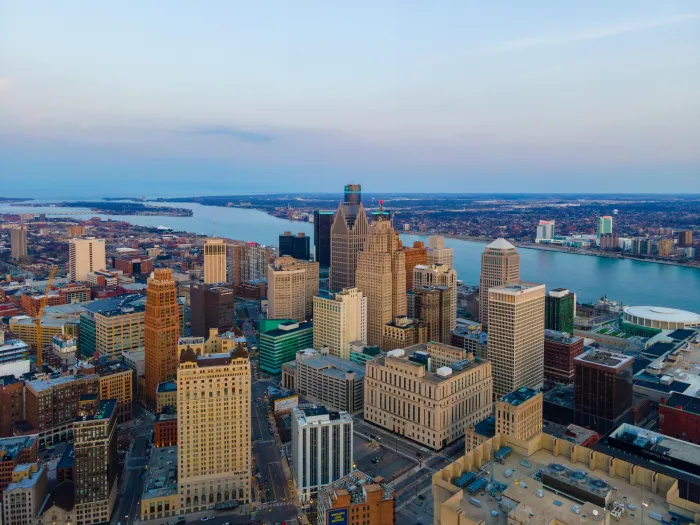 Detroit Skyline  – provided by Visit Detroit