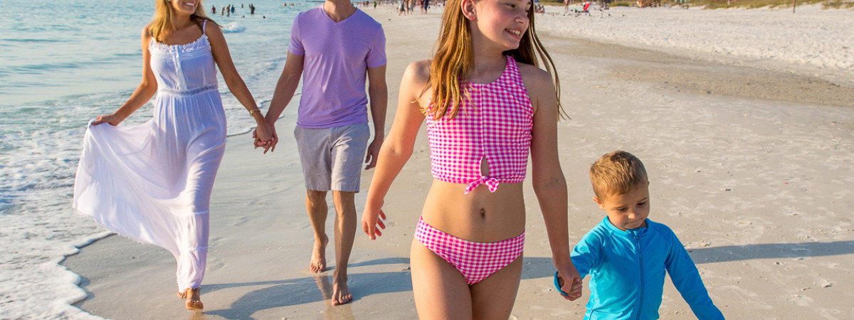 Familienurlaub am Strand - hier in Coquina Beach