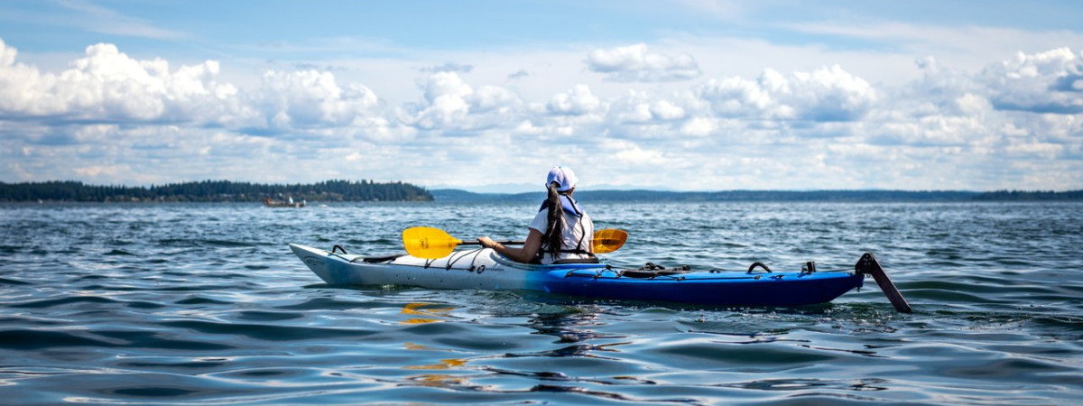Auf dem Wasser in Washington State