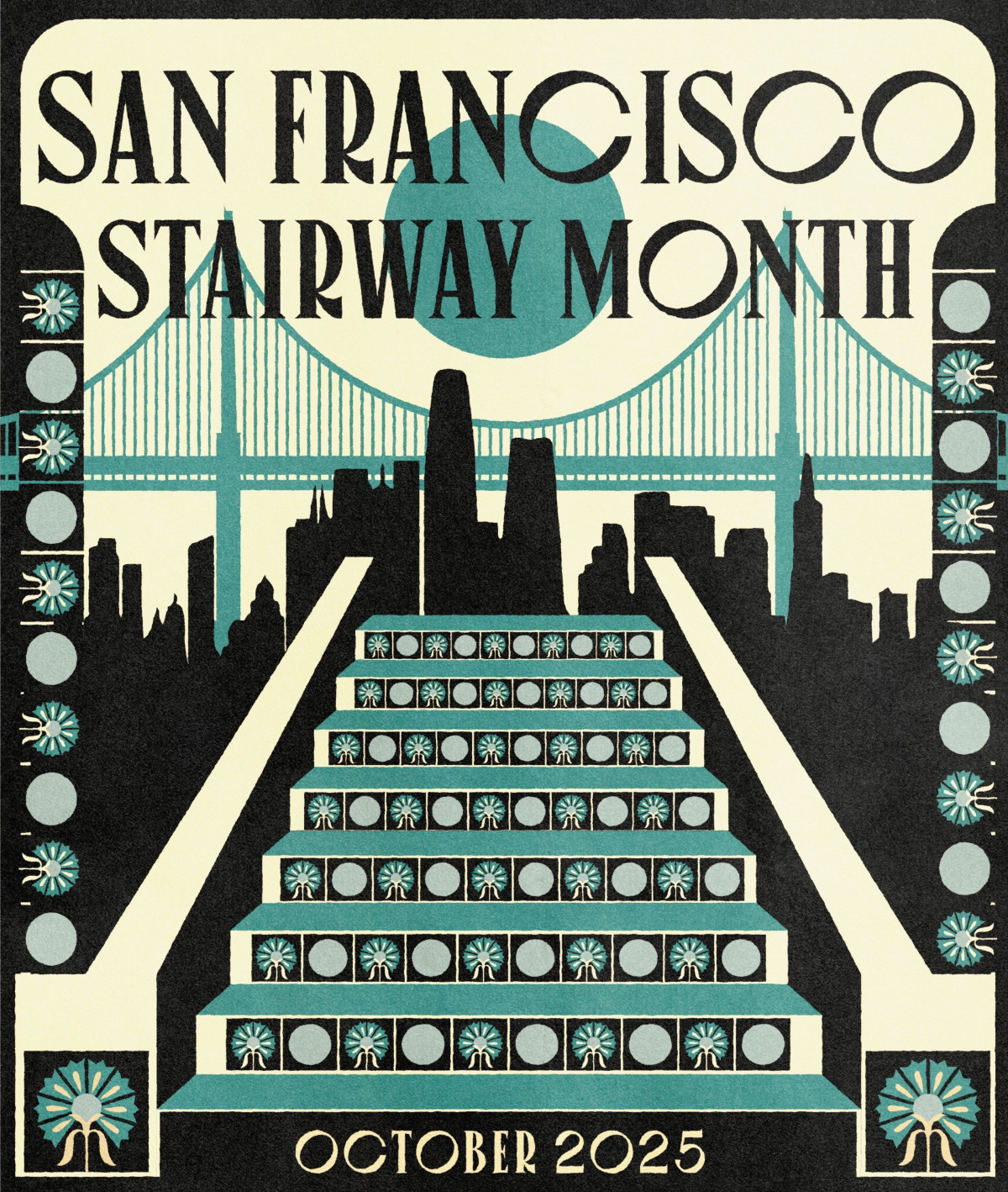SF Stairway Month im Oktober: Treppenstufen als Kunstwerke