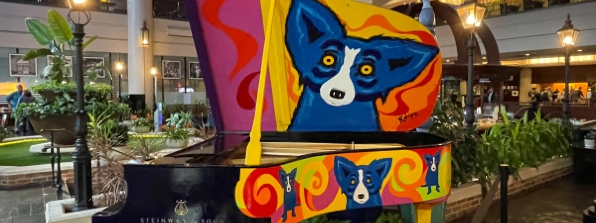 Vor dem Blauen Hund
