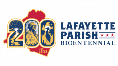 Lafayette Parish Bicentennial Logo  – provided by Lafayette Travel