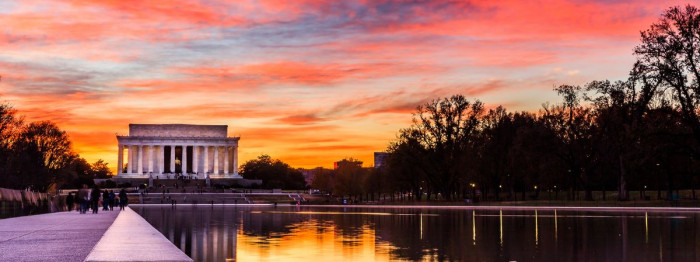 Lincoln Memorial an der National Mall in Washington, DC  – provided by washington.org