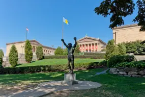 Rocky Statue vor dem Philadelphia Museum of Art  | Rocky Statue vor dem Philadelphia Museum of Art |   – provided by Discover Philadelphia