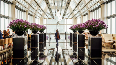 Die SkyHigh Bar des Four Seasons Hotel at Comcast Center. Credit: Kyle Huff für PHLCVB  – provided by Discover Philadelphia