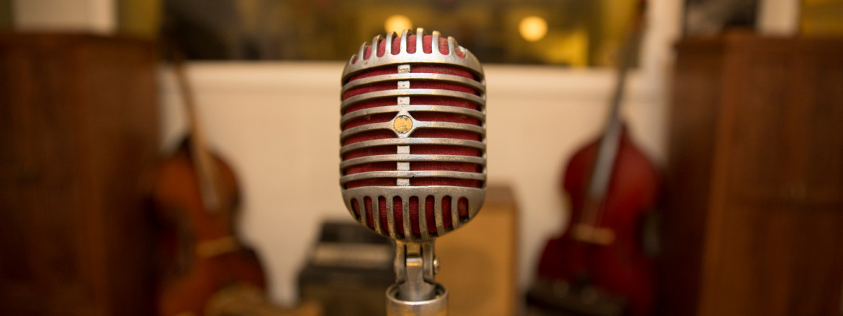 Elvis' Mikrofon um Sun Studio
