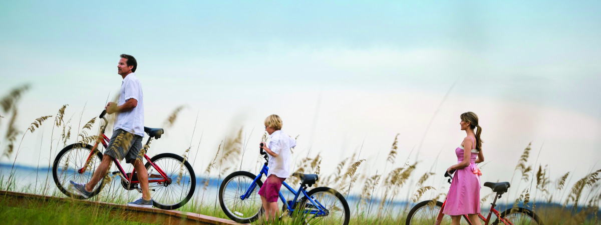 Hilton Head Island Radfahren am Strand