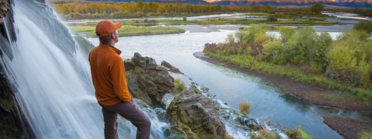 Wasserfall in Visit Idaho