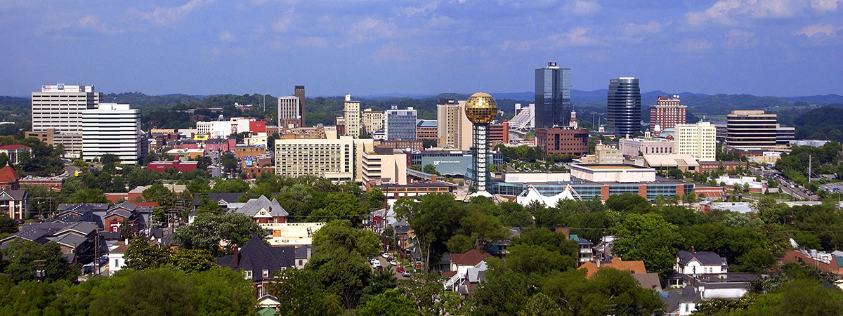 Die Skyline von Knoxville