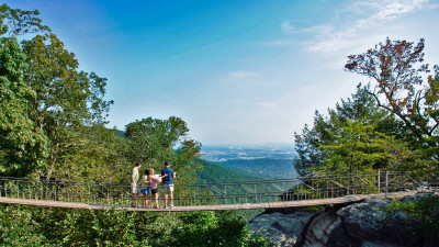 Swing-A-Long Bridge_Mountaintop Summers_Rock City (c) Tennessee Tourism  – provided by Tennessee Tourism