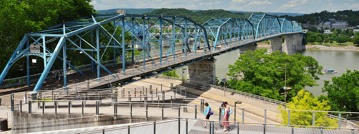 Die Walnut Street Bridge in Chattanooga