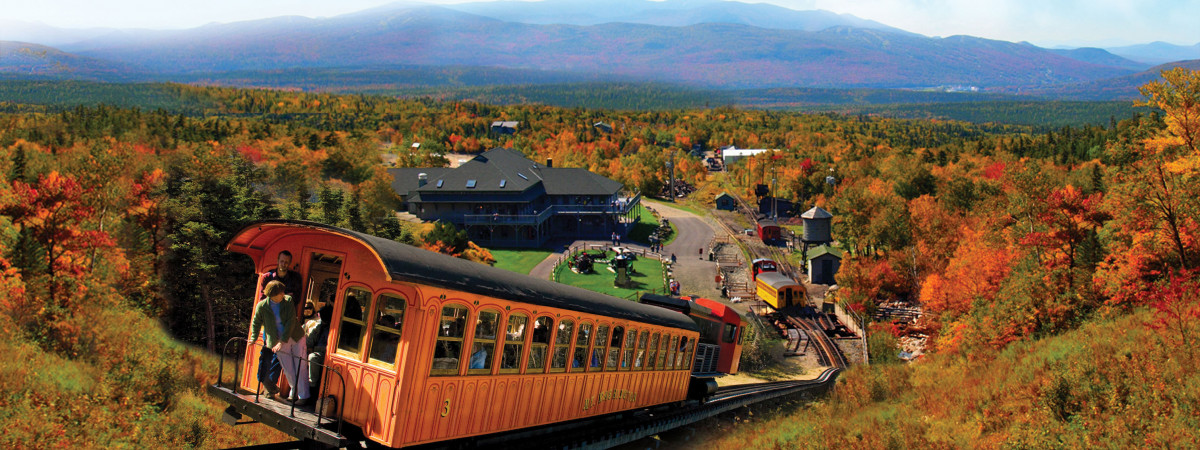 Cog Railway im Indian Summer