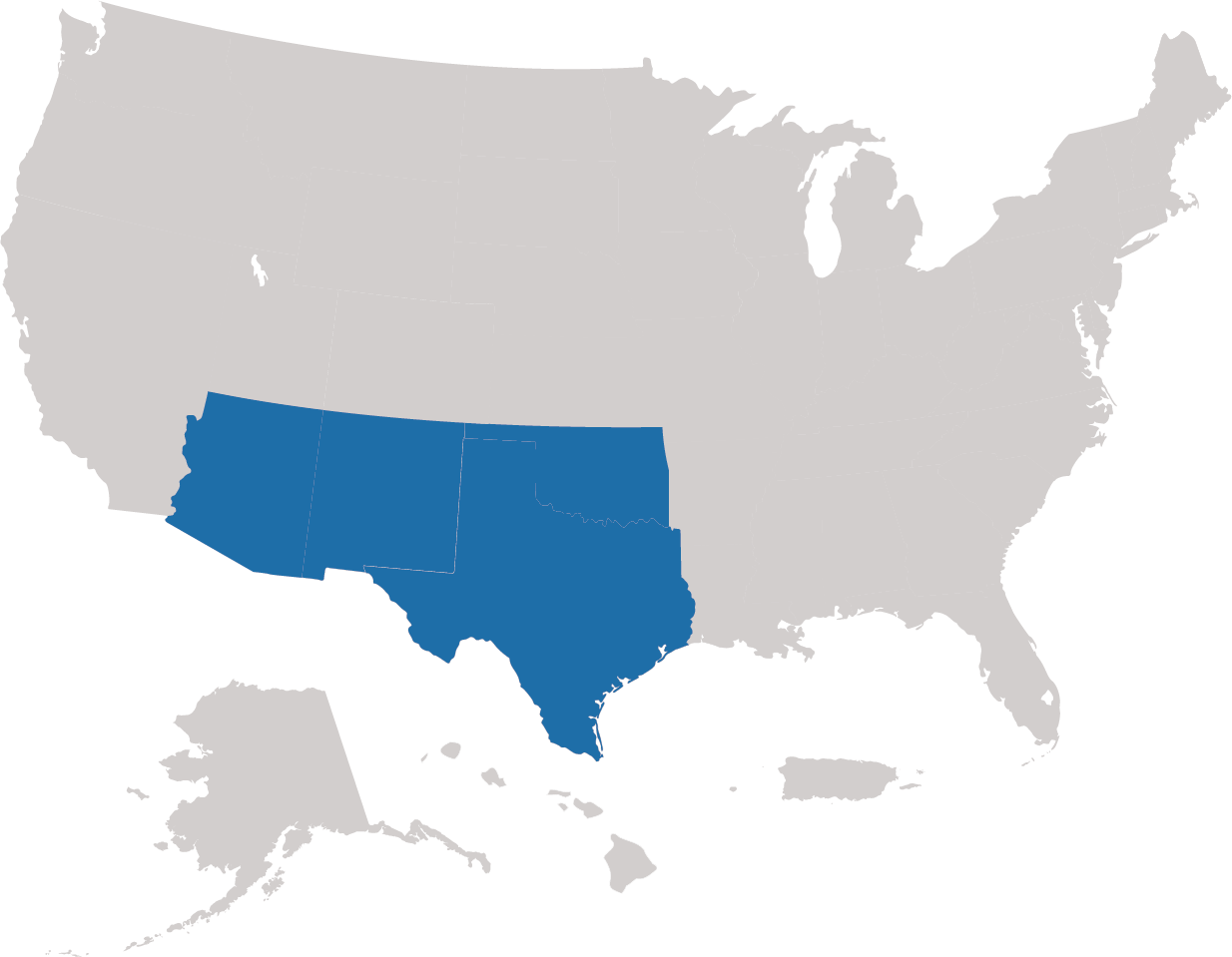 Karte: Der Südwesten